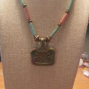 Emmons Butterfly Beaded Necklace